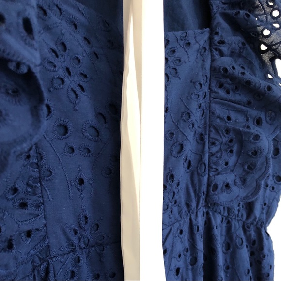 Teresa for ELOQUII Eyelet Ruffle Jumpsuit — NEW